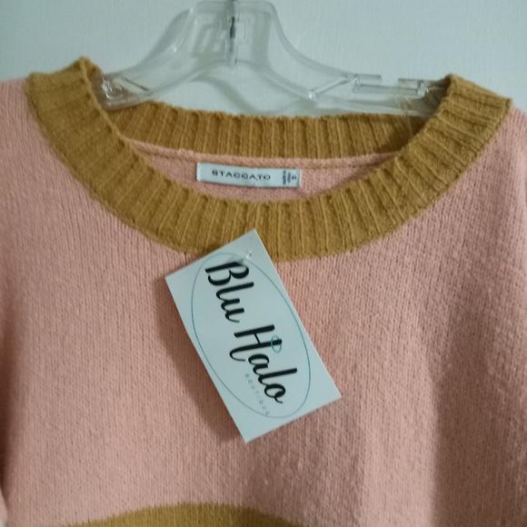 Women's staccato blu halo sweater size small - Picture 2 of 5